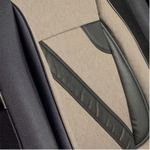 Auto si Moto - Intretinere auto - Huse auto - Set Huse Scaune Universale Nero Crem Personalizate cu Renault - Infinity.ro