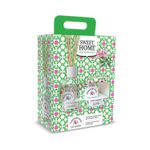 Casa si Gradina - Decoratiuni - Aromaterapie si lumanari - Odorizante camera - Set cadou odorizant camera cu betisoare si lumanare parfumata, aroma Leandru Roz, Sweet Home - Infinity.ro
