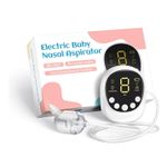 Jucarii, Copii si Bebe - Igiena si ingrijire - Accesorii ingrijire copii - Aspiratoare nazale si accesorii - Aspirator Nazal Electric pentru Bebelusi, Portabil, 2500 mAh, 9 niveluri de aspiratie, Putere 65-70 Kpa, Reincarcabil - Infinity.ro