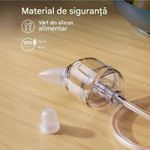 Jucarii, Copii si Bebe - Igiena si ingrijire - Accesorii ingrijire copii - Aspiratoare nazale si accesorii - Aspirator Nazal Electric pentru Bebelusi, Portabil, 2500 mAh, 9 niveluri de aspiratie, Putere 65-70 Kpa, Reincarcabil - Infinity.ro