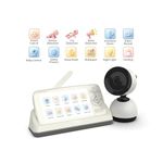 Casa si Gradina - Mobilier - Mobilier copii - Monitoare video copii - Camera Video pentru Bebelusi 2 in 1 KB11, Baby Monitor si Telefon, Detectie Miscare/Sunet, Cloud + SD, Wireless, 3MP - Infinity.ro
