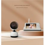 Casa si Gradina - Mobilier - Mobilier copii - Monitoare video copii - Camera Video pentru Bebelusi 2 in 1 KB11, Baby Monitor si Telefon, Detectie Miscare/Sunet, Cloud + SD, Wireless, 3MP - Infinity.ro