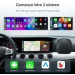 Auto si Moto - Electronice auto - Multimedia auto - Adaptor Wireless CarPlay Android Auto, 4Gb Ram 64 Gb, Octa Core, Cip Qualcomm 6225, YouTube,  IOS si Android, Sim 4g - Infinity.ro