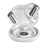 TV, Audio-Video si Foto - Portabile audio - Casti audio - Casti Wireless VU-TEK AirConduction, Bluetooth 5.4, Sunet 3D, Autonomie 90h, Microfon HD, Rezistente la Apa IPX5, Open-Ear, Alb-Argintiu - Infinity.ro