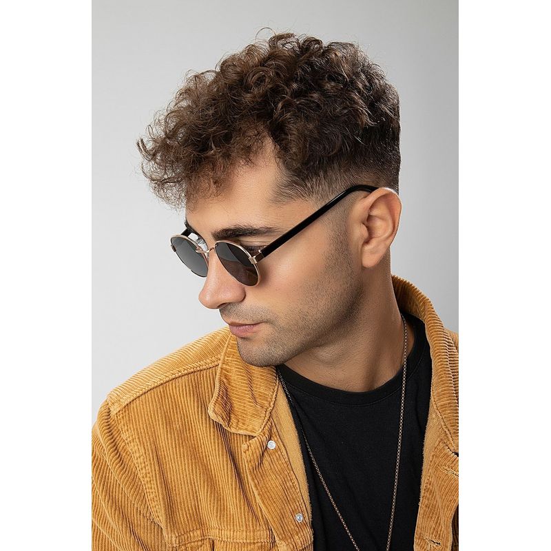 Fashion, accesorii si bijuterii - Barbati - Accesorii barbati - Ochelari de soare barbati - Ochelari de soare bărbați Jumeon, sticlă, 50 mm, auriu/negru, 761WNA1568 - Infinity.ro