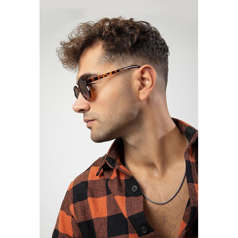 Fashion, accesorii si bijuterii - Barbati - Accesorii barbati - Ochelari de soare barbati - Ochelari de soare bărbați Jumeon, sticlă, 50 mm, maro, 761WNA1556 - Infinity.ro