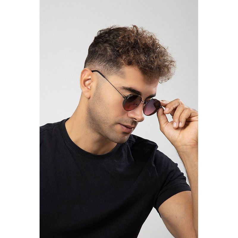 Fashion, accesorii si bijuterii - Barbati - Accesorii barbati - Ochelari de soare barbati - Ochelari de soare bărbați Jumeon, sticlă, 50 mm, negru/maro, 761WNA1595 - Infinity.ro
