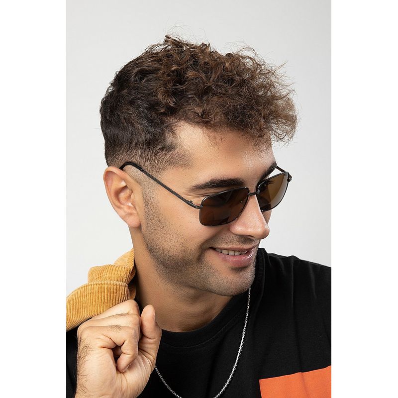 Fashion, accesorii si bijuterii - Barbati - Accesorii barbati - Ochelari de soare barbati - Ochelari de soare bărbați Jumeon, sticlă, 52 mm, maro, 761WNA1589 - Infinity.ro