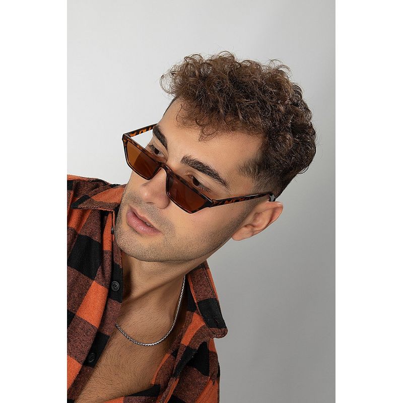 Fashion, accesorii si bijuterii - Barbati - Accesorii barbati - Ochelari de soare barbati - Ochelari de soare bărbați Jumeon, sticlă, 52 mm, maro, 761WNA1576 - Infinity.ro