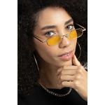 Fashion, accesorii si bijuterii - Femei - Accesorii femei - Ochelari de soare femei - Ochelari de soare femei Jumeon, sticlă, 50 mm, auriu și galben, 761WNA1194 - Infinity.ro