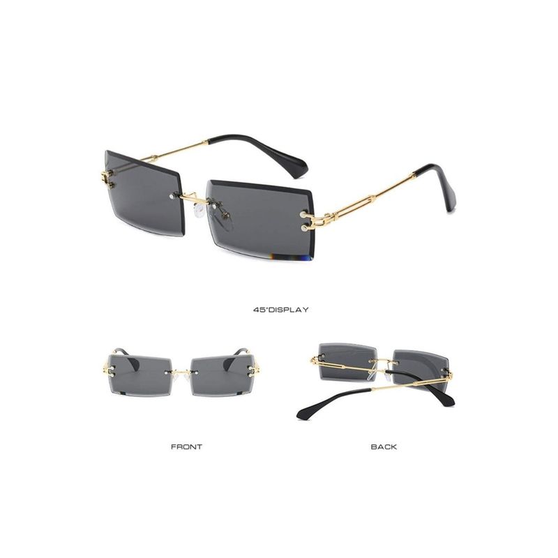 Fashion, accesorii si bijuterii - Femei - Accesorii femei - Ochelari de soare femei - Ochelari de soare femei Jumeon, sticlă, 52 mm, auriu și fume, 761WNA1308 - Infinity.ro