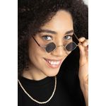 Fashion, accesorii si bijuterii - Femei - Accesorii femei - Ochelari de soare femei - Ochelari de soare femei Jumeon, sticlă, 52 mm, argintiu și negru, 761WNA1205 - Infinity.ro