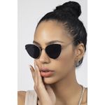 Fashion, accesorii si bijuterii - Femei - Accesorii femei - Ochelari de soare femei - Ochelari de soare femei Jumeon, sticlă, 52 mm, argintiu și negru, 761WNA1230 - Infinity.ro