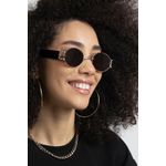 Fashion, accesorii si bijuterii - Femei - Accesorii femei - Ochelari de soare femei - Ochelari de soare femei Jumeon, sticlă, 52 mm, auriu și negru, 761WNA1158 - Infinity.ro