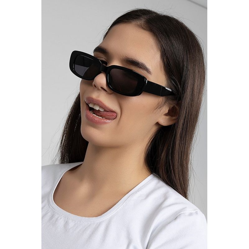 Fashion, accesorii si bijuterii - Femei - Accesorii femei - Ochelari de soare femei - Ochelari de soare femei Jumeon, sticlă, 52 mm, negru, 761WNA1272 - Infinity.ro