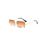 Fashion, accesorii si bijuterii - Femei - Accesorii femei - Ochelari de soare femei - Ochelari de soare femei Jumeon, sticlă, 53 mm, auriu și maro, 761WNA1111 - Infinity.ro