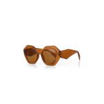 Fashion, accesorii si bijuterii - Femei - Accesorii femei - Ochelari de soare femei - Ochelari de soare unisex Jumeon, sticlă, 53 mm, maro, 761WNA1651 - Infinity.ro