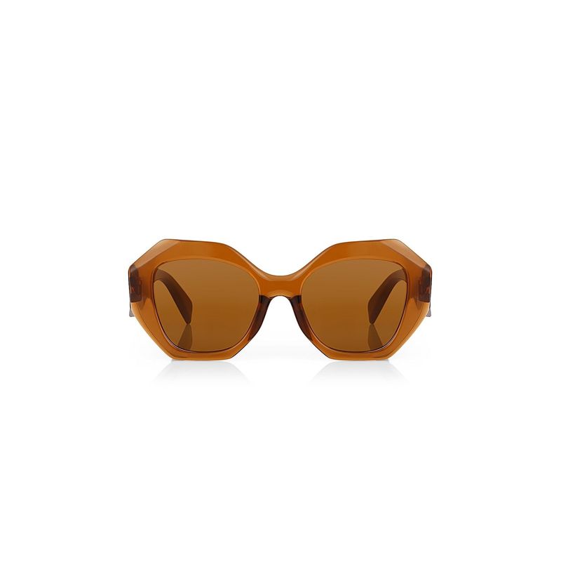 Fashion, accesorii si bijuterii - Femei - Accesorii femei - Ochelari de soare femei - Ochelari de soare unisex Jumeon, sticlă, 53 mm, maro, 761WNA1651 - Infinity.ro