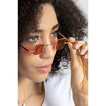 Fashion, accesorii si bijuterii - Femei - Accesorii femei - Ochelari de soare femei - Ochelari de soare femei Jumeon, sticlă, 49 mm, auriu și roșu, 761WNA1200 - Infinity.ro