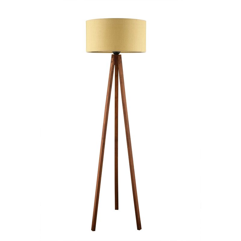 Casa si Gradina - Corpuri si surse de iluminat - Veioze si lampi - Lampadare - Lampadar Opviq, lemn, 140 cm, crem/nuc, 433NUV1518 - Infinity.ro