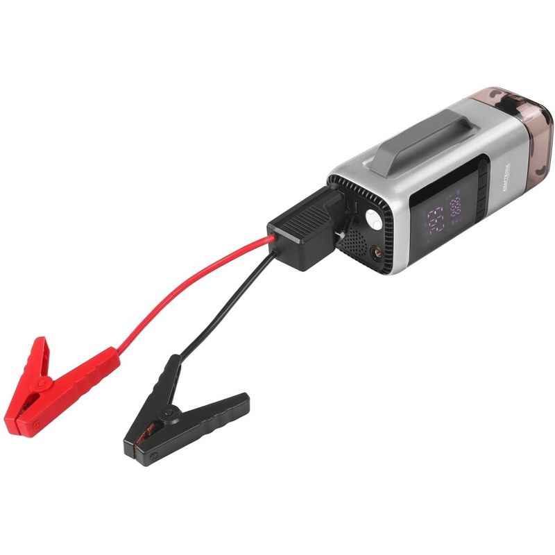 Auto si Moto - Intretinere auto - Aspiratoare auto - Dispozitiv multifunctional auto XD5498 cu aspirator, jump starter, pompa, suflanta, lanterna LED si powerbank - Infinity.ro
