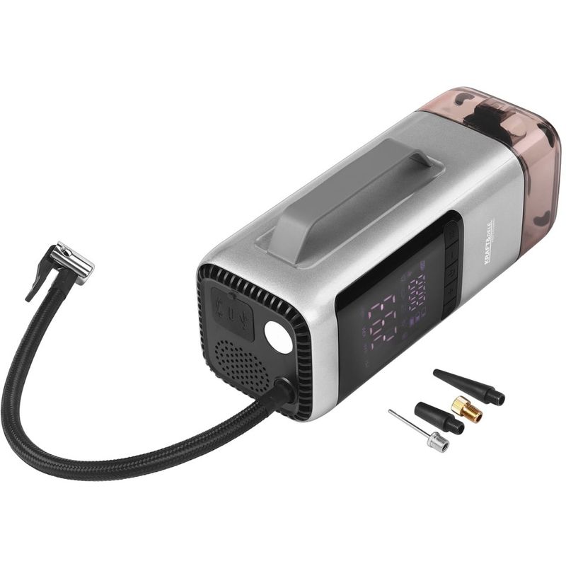 Auto si Moto - Intretinere auto - Aspiratoare auto - Dispozitiv multifunctional auto XD5498 cu aspirator, jump starter, pompa, suflanta, lanterna LED si powerbank - Infinity.ro