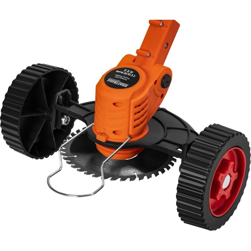 Casa si Gradina - Gradinarit si plante - Utilaje gradina - Trimmere electrice - Trimer cu acumulator XD5129 21V 1000W cu 2 acumulatori 2Ah, 11000 rpm, cap reglabil si roti de ghidare - Infinity.ro