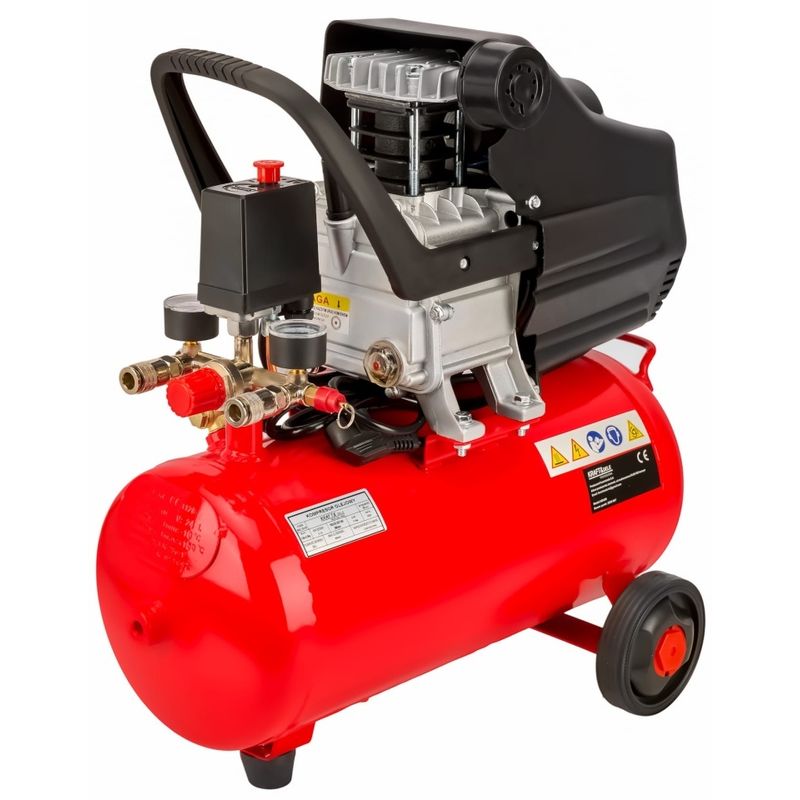 Casa si Gradina - Electrice - Echipamente electrice - Compresoare - Compresor de aer cu ulei XD400, rezervor 24L, 8 bar, 133 l/min, motor 2,8 kW pentru garaj si atelier - Infinity.ro