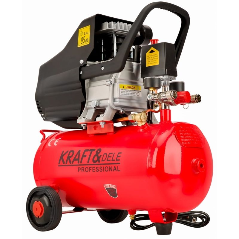 Casa si Gradina - Electrice - Echipamente electrice - Compresoare - Compresor de aer cu ulei XD400, rezervor 24L, 8 bar, 133 l/min, motor 2,8 kW pentru garaj si atelier - Infinity.ro