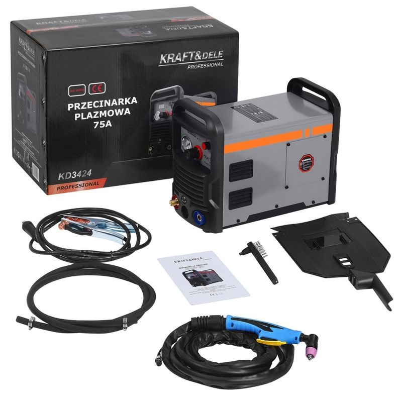Casa si Gradina - Constructii - Scule electrice si accesorii - Masini si unelte de taiat gresia si faianta - Aparat de taiat cu plasma XD3424 75A, taiere metal pana la 25 mm, tehnologie IGBT, alimentare 230V - Infinity.ro