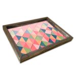 Casa si Gradina - Bucatarie si vesela - Ustensile bucatarie - Tavi servire - Tavă Aberto Design, MDF, 30 x 40 cm, multicolor, 847TRX0216 - Infinity.ro