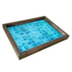 Casa si Gradina - Bucatarie si vesela - Ustensile bucatarie - Tavi servire - Tavă Aberto Design, MDF, 30 x 40 cm, multicolor, 847TRX0231 - Infinity.ro