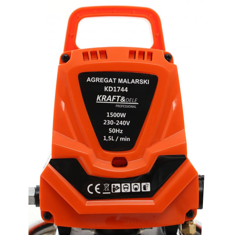 Casa si Gradina - Constructii - Vopsea si tencuieli - Pistoale si sisteme de vopsit si tencuit - Pompa zugravit 220 bar vopsit airless electrica cu piston 1.5kW - Infinity.ro