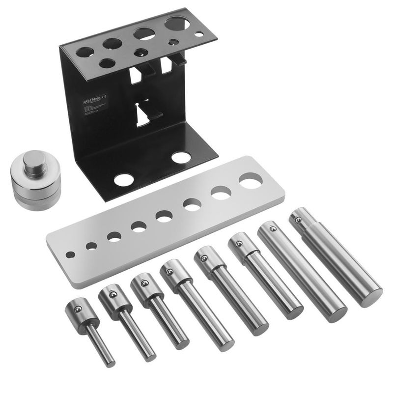 Casa si Gradina - Constructii - Scule profesionale - Scule hidraulice - Set adaptoare cu pini pentru presa hidraulica 2T-20T XD5877, din otel calit, pentru lucrari precise in atelier - Infinity.ro