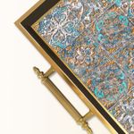 Casa si Gradina - Bucatarie si vesela - Ustensile bucatarie - Tavi servire - Tavă Aberto Design, sticlă, 50 x 29 x 3.5 cm, multicolor, 244KNG1185 - Infinity.ro
