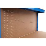 Casa si Gradina - Constructii - Scule de mana si unelte - Mese si bancuri de lucru - Masa de lucru pentru atelier XD640, 1200 x 600 mm, cu sertar, panou pentru scule si raft inferior 80 kg - Infinity.ro