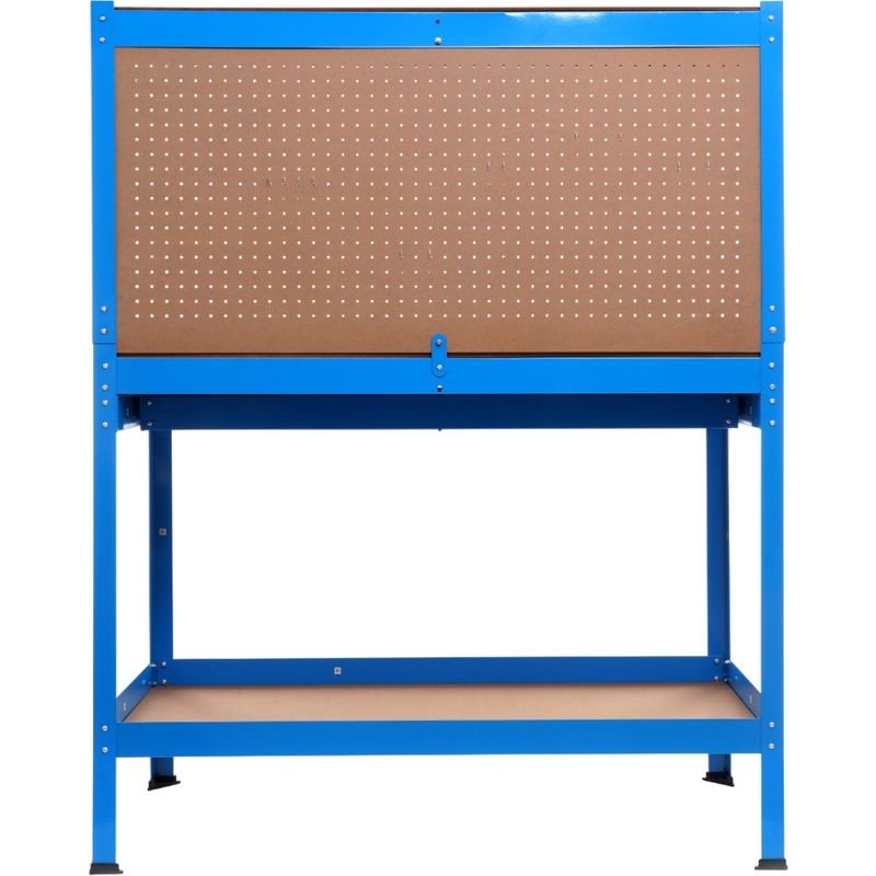 Casa si Gradina - Constructii - Scule de mana si unelte - Mese si bancuri de lucru - Masa de lucru pentru atelier XD640, 1200 x 600 mm, cu sertar, panou pentru scule si raft inferior 80 kg - Infinity.ro