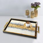 Casa si Gradina - Bucatarie si vesela - Ustensile bucatarie - Tavi servire - Tavă Aberto Design, sticlă, 50 x 29 x 3.5 cm, multicolor, 244KNG1183 - Infinity.ro
