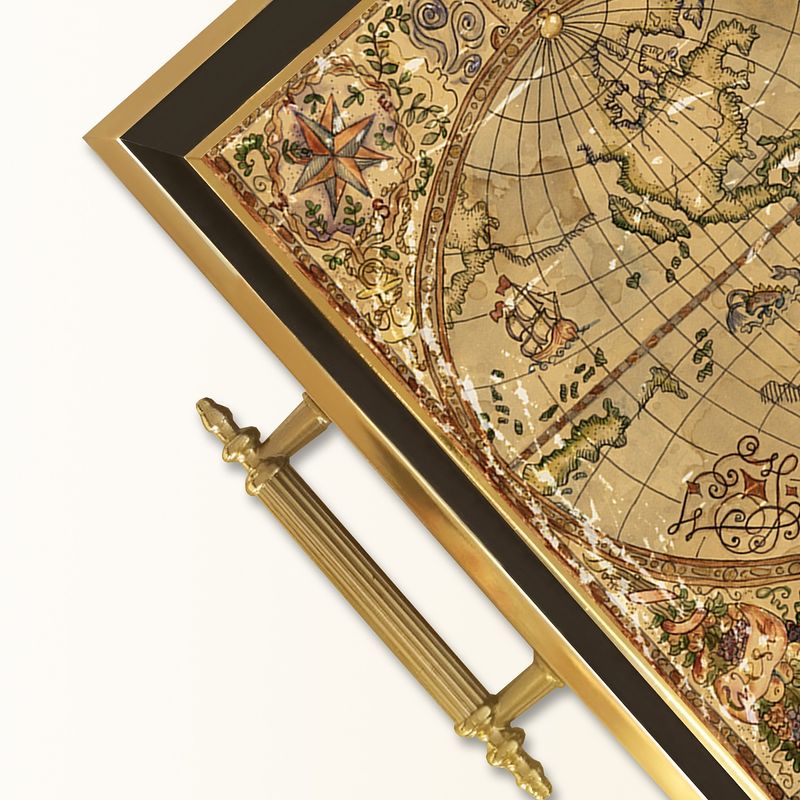 Casa si Gradina - Bucatarie si vesela - Ustensile bucatarie - Tavi servire - Tavă Aberto Design, sticlă, 50 x 29 x 3.5 cm, multicolor, 244KNG1195 - Infinity.ro