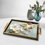 Casa si Gradina - Bucatarie si vesela - Ustensile bucatarie - Tavi servire - Tavă Aberto Design, sticlă, 50 x 29 x 3.5 cm, multicolor, 244KNG1208 - Infinity.ro