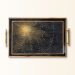 Casa si Gradina - Bucatarie si vesela - Ustensile bucatarie - Tavi servire - Tavă Aberto Design, sticlă, 50 x 29 x 3.5 cm, multicolor, 244KNG1175 - Infinity.ro