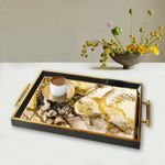 Casa si Gradina - Bucatarie si vesela - Ustensile bucatarie - Tavi servire - Tavă Aberto Design, sticlă, 50 x 29 x 3.5 cm, multicolor, 244KNG1196 - Infinity.ro