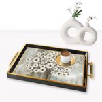 Casa si Gradina - Bucatarie si vesela - Ustensile bucatarie - Tavi servire - Tavă Aberto Design, sticlă, 50 x 29 x 3.5 cm, multicolor, 244KNG1212 - Infinity.ro