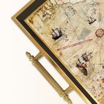 Casa si Gradina - Bucatarie si vesela - Ustensile bucatarie - Tavi servire - Tavă Aberto Design, sticlă, 50 x 29 x 3.5 cm, multicolor, 244KNG1231 - Infinity.ro