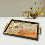 Casa si Gradina - Bucatarie si vesela - Ustensile bucatarie - Tavi servire - Tavă Aberto Design, sticlă, 50 x 29 x 3.5 cm, multicolor, 244KNG1231 - Infinity.ro