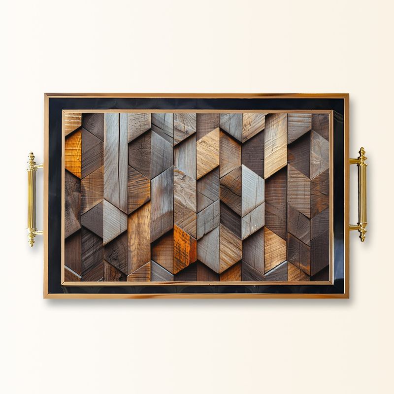 Casa si Gradina - Bucatarie si vesela - Ustensile bucatarie - Tavi servire - Tavă Aberto Design, sticlă, 50 x 29 x 3.5 cm, multicolor, 244KNG1226 - Infinity.ro