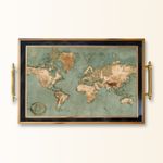 Casa si Gradina - Bucatarie si vesela - Ustensile bucatarie - Tavi servire - Tavă Aberto Design, sticlă, 50 x 29 x 3.5 cm, multicolor, 244KNG1265 - Infinity.ro