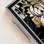 Casa si Gradina - Bucatarie si vesela - Ustensile bucatarie - Tavi servire - Tavă Aberto Design, sticlă, 50 x 29 x 3.5 cm, multicolor, 244KNG1281 - Infinity.ro