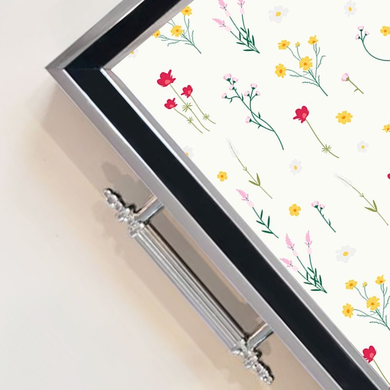 Casa si Gradina - Bucatarie si vesela - Ustensile bucatarie - Tavi servire - Tavă Aberto Design, sticlă, 50 x 29 x 3.5 cm, multicolor, 244KNG1289 - Infinity.ro