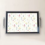 Casa si Gradina - Bucatarie si vesela - Ustensile bucatarie - Tavi servire - Tavă Aberto Design, sticlă, 50 x 29 x 3.5 cm, multicolor, 244KNG1289 - Infinity.ro